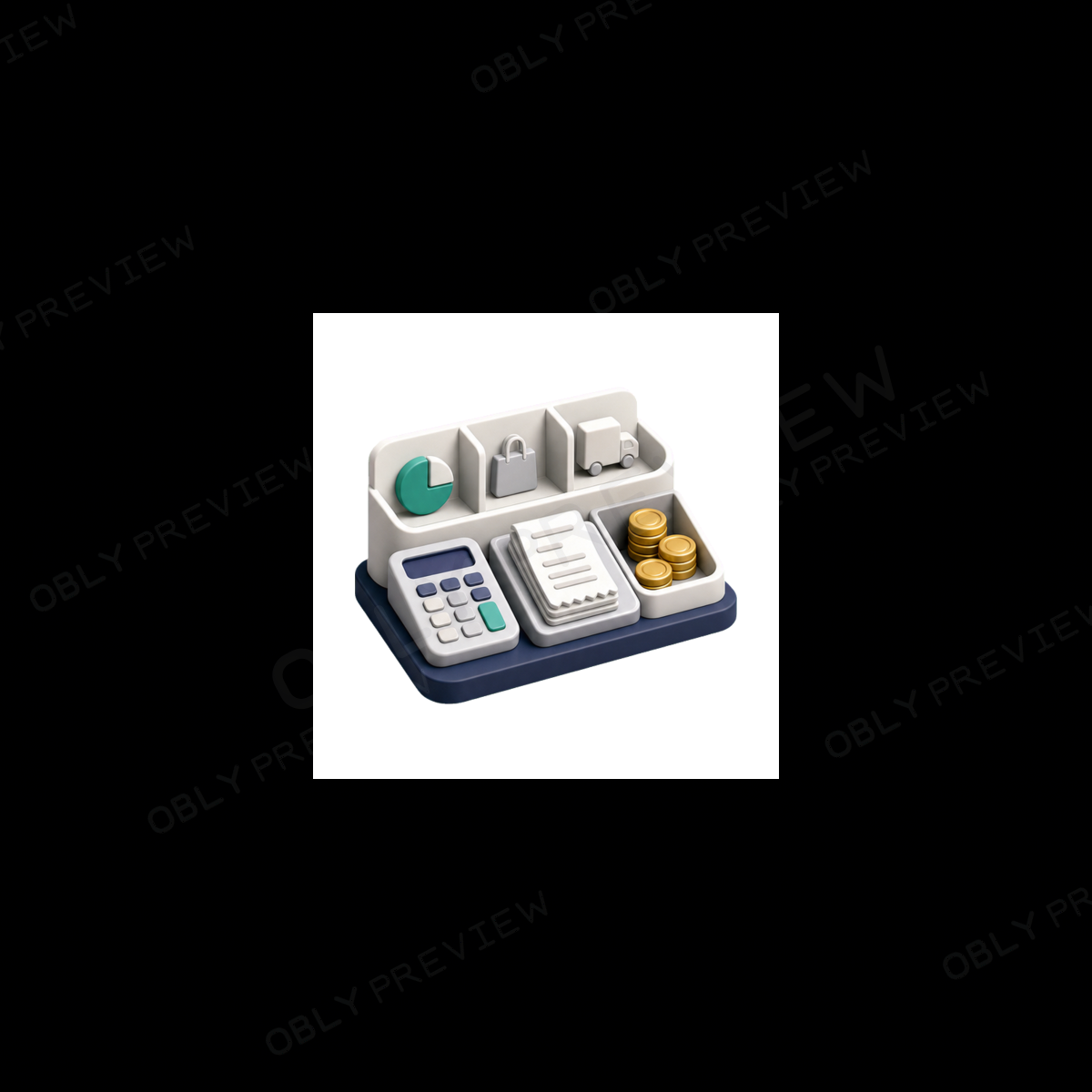Expense Category Tray watermarked preview