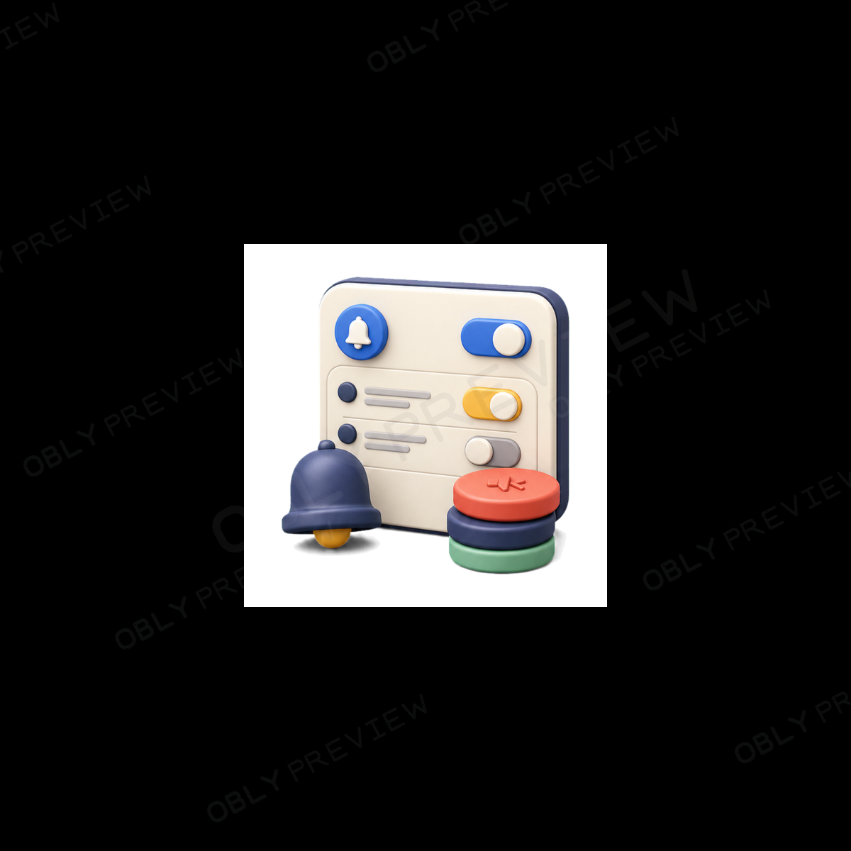 Notification Preference Panel watermarked preview