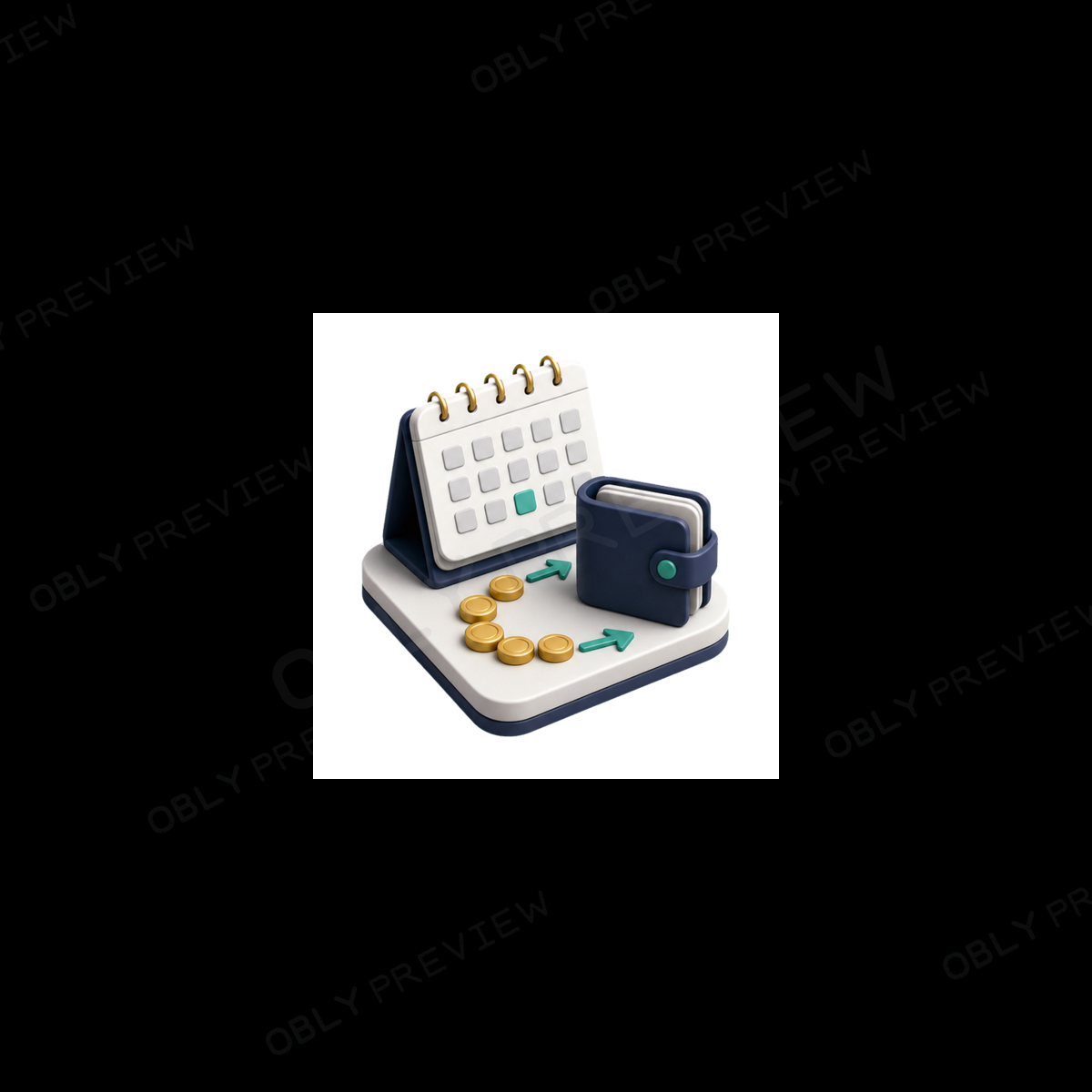 Payout Schedule Calendar watermarked preview